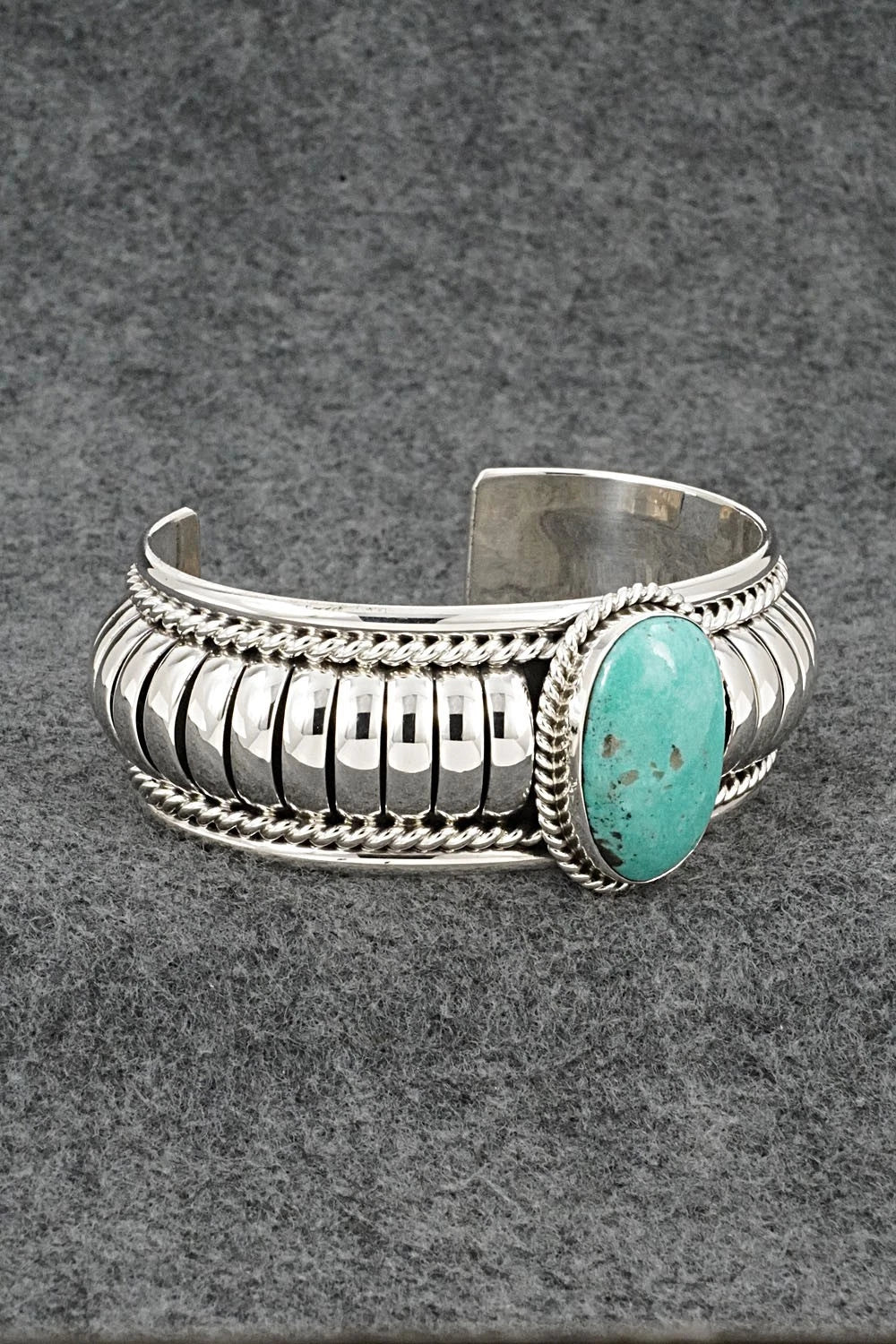 Turquoise & Sterling Silver Bracelet - Thomas Charley