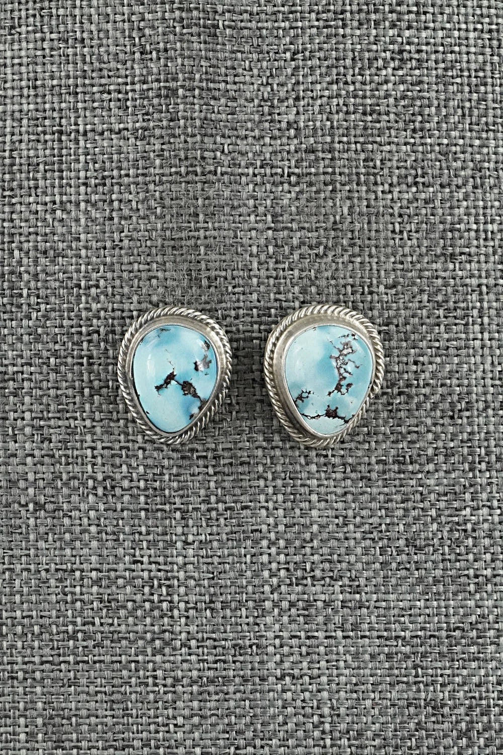 Turquoise & Sterling Silver Necklace and Earrings Set - Kathleen Livingston