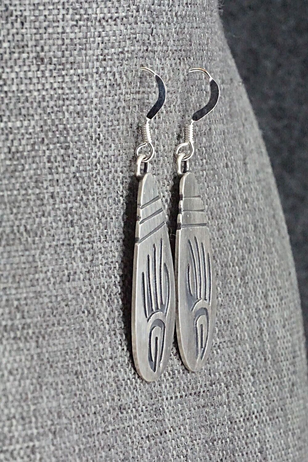 Sterling Silver Earrings - Charlie Yazzie