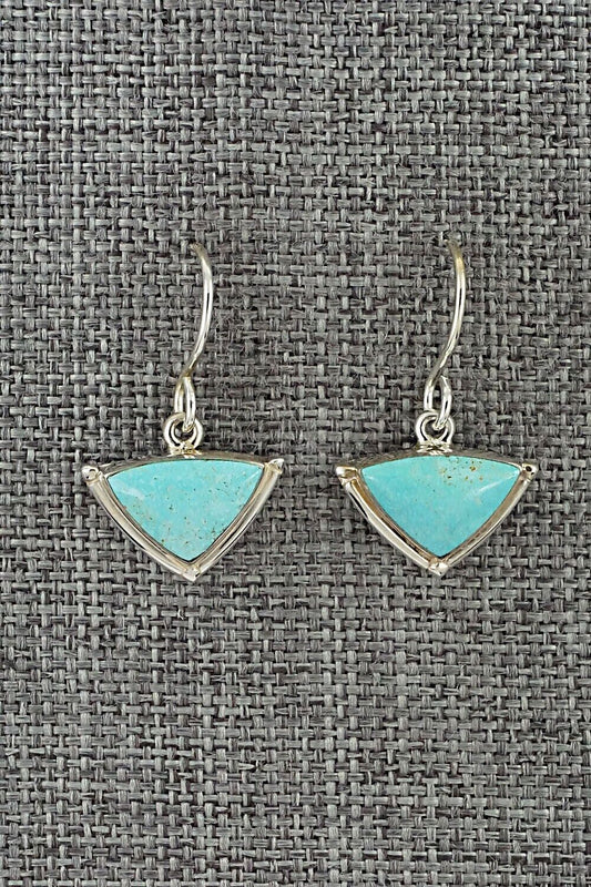 Turquoise & Sterling Silver Earrings - Cathy Webster