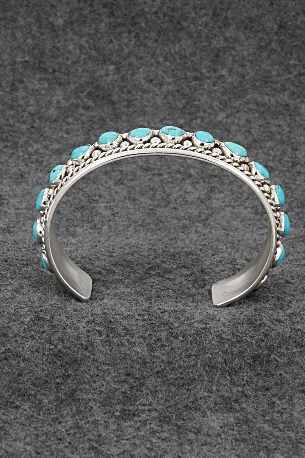 Turquoise & Sterling Silver Bracelet - Chester Charley
