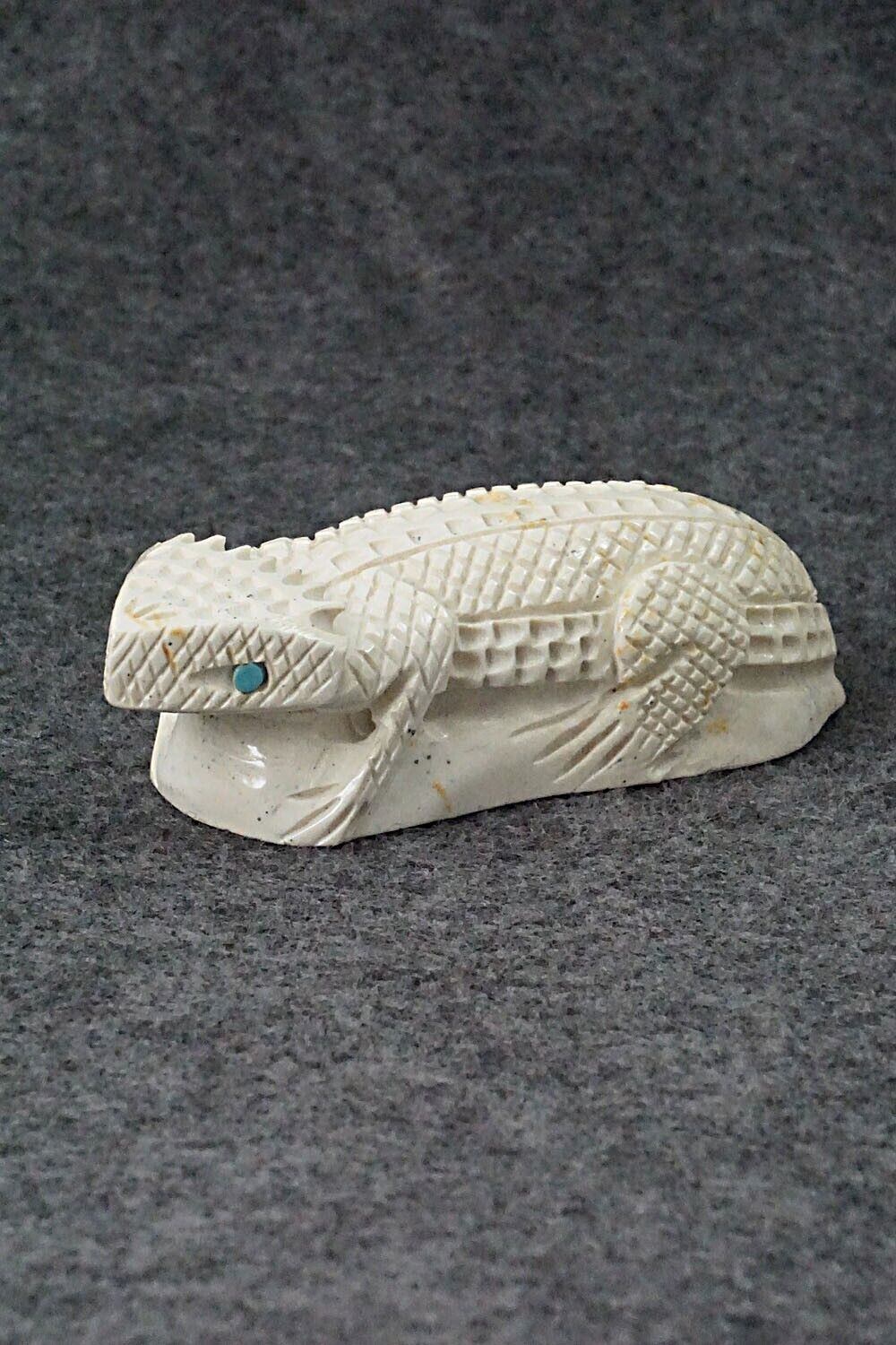 Horned Toad Zuni Fetish Carving - Jensen Charlie
