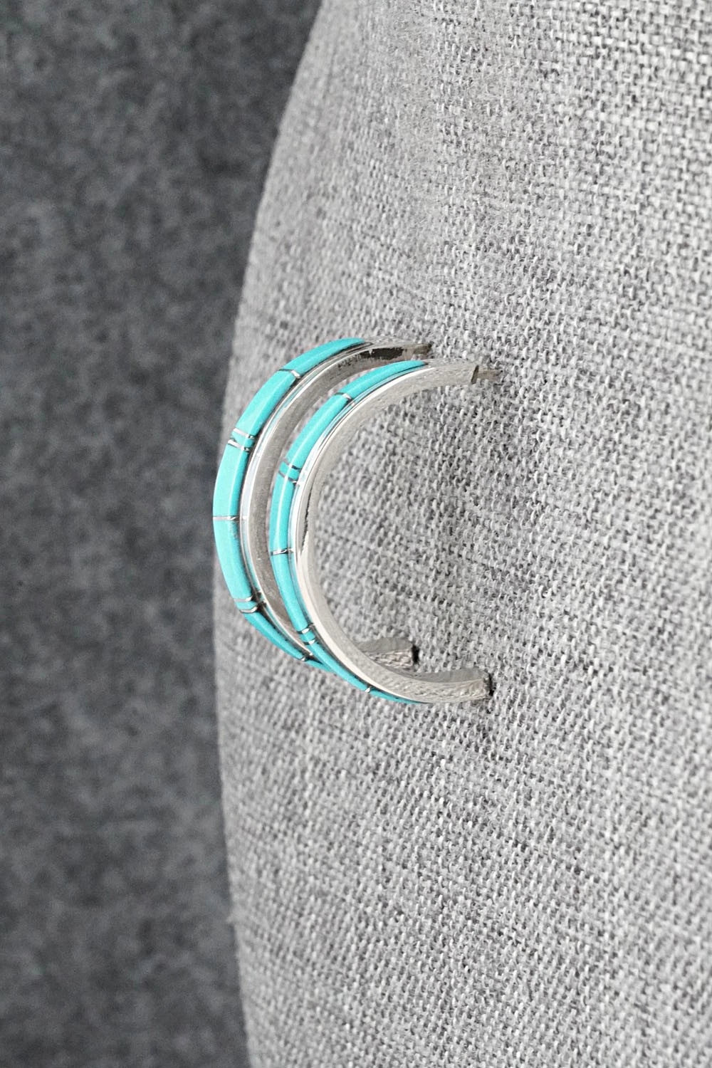 Turquoise & Sterling Silver Earrings - Wilbert Muskett Jr.