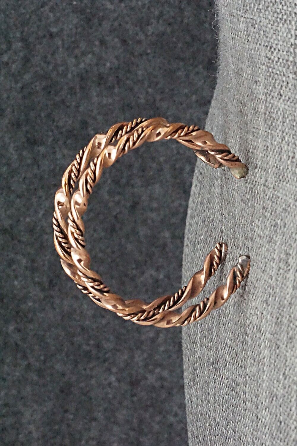 Copper Hoop Earrings - Elaine Tahe