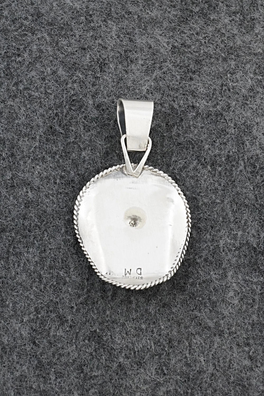 Turquoise & Sterling Silver Pendant - Davey Morgan