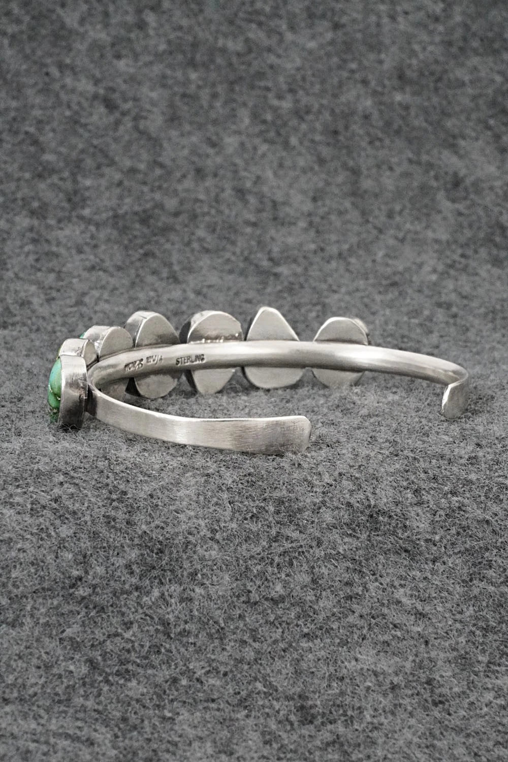 Turquoise & Sterling Silver Bracelet - Tom Lewis