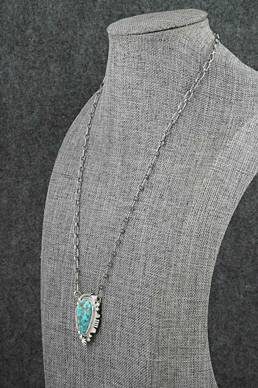Turquoise & Sterling Silver Necklace - Daniel Benally