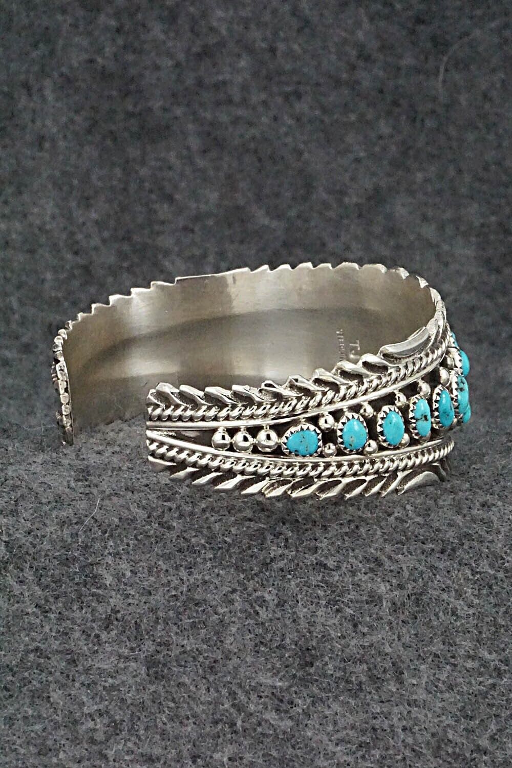 Turquoise & Sterling Silver Bracelet - Tina Jones