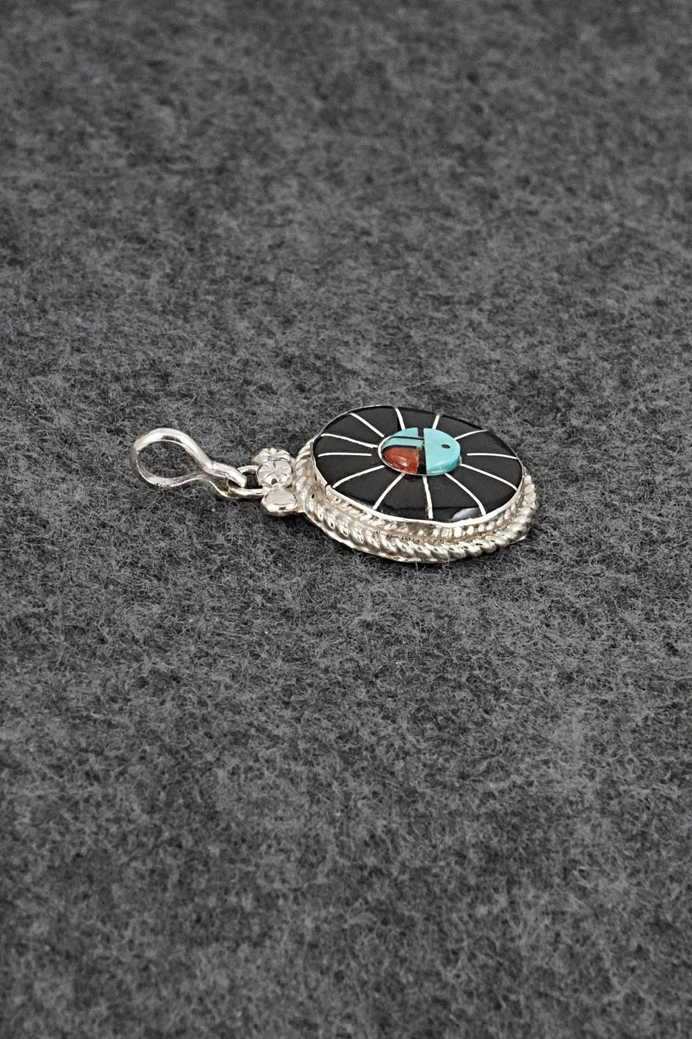 Multi-Stone & Sterling Silver Pendant - Ola Eriacho