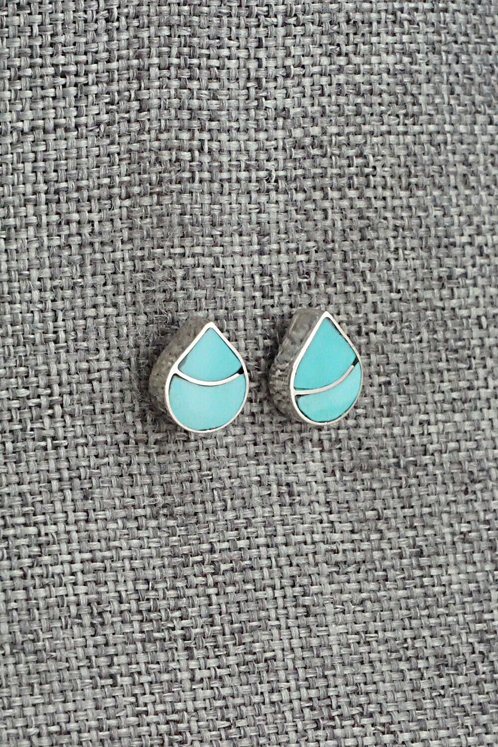 Turquoise & Sterling Silver Earrings - Lynelle Johnson