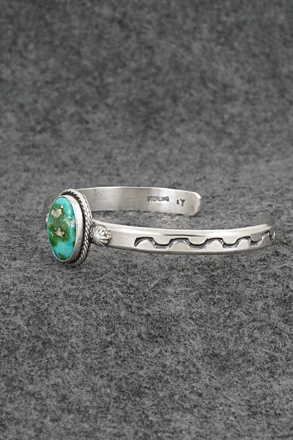 Turquoise & Sterling Silver Bracelet - Samuel Yellowhair