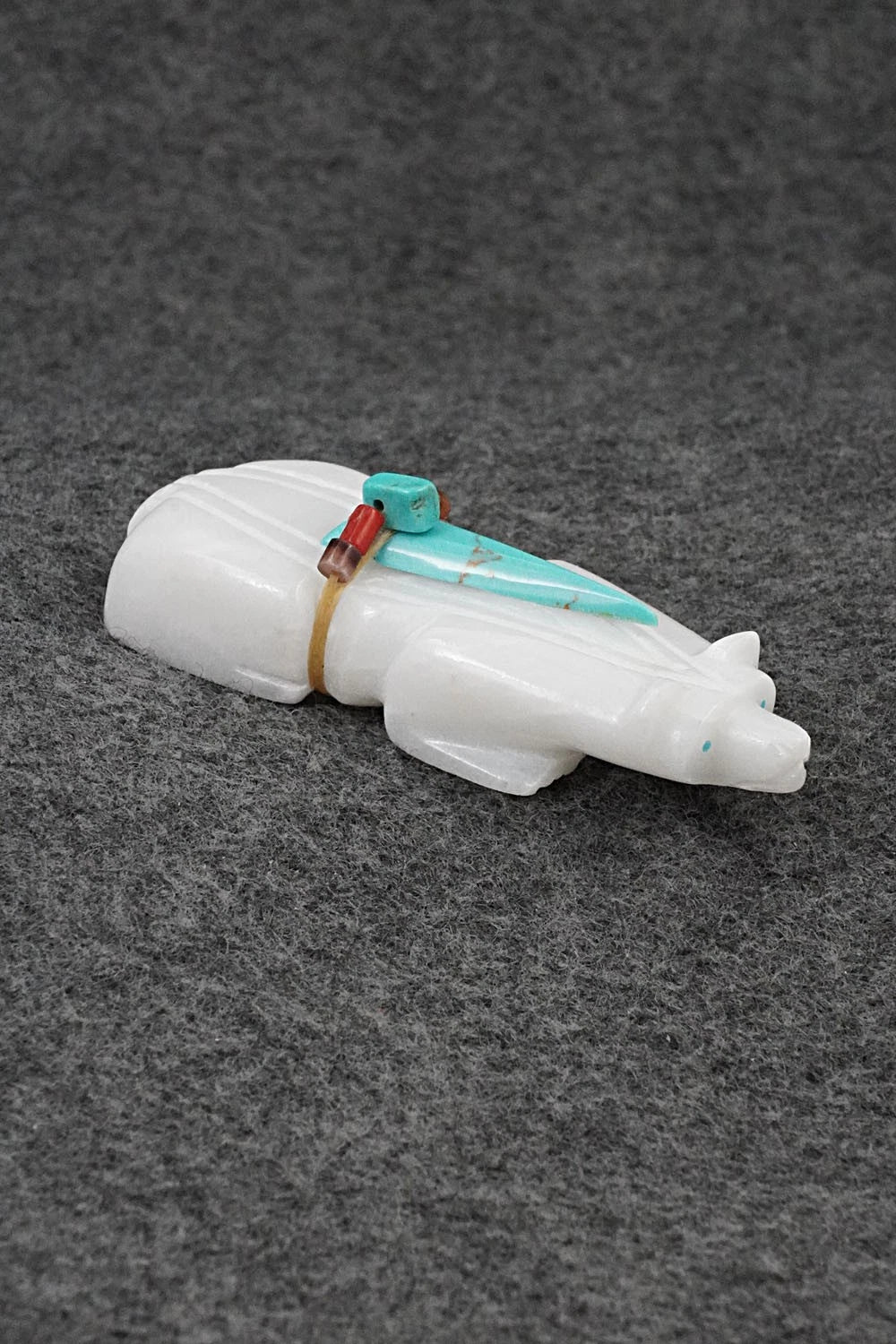 Badger Zuni Fetish Carving - Alex Tsethalakai