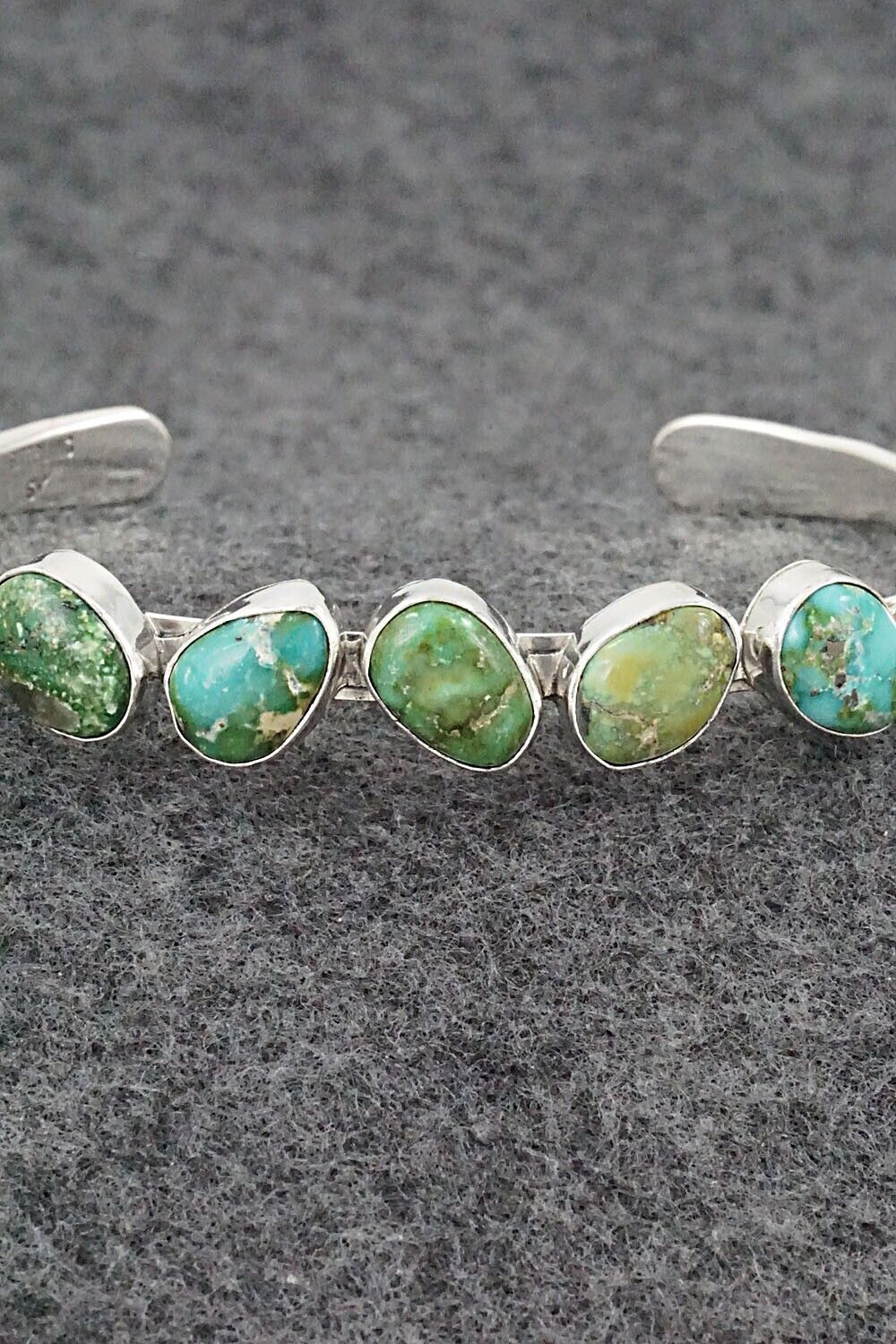 Turquoise & Sterling Silver Bracelet - Samuel Yellowhair