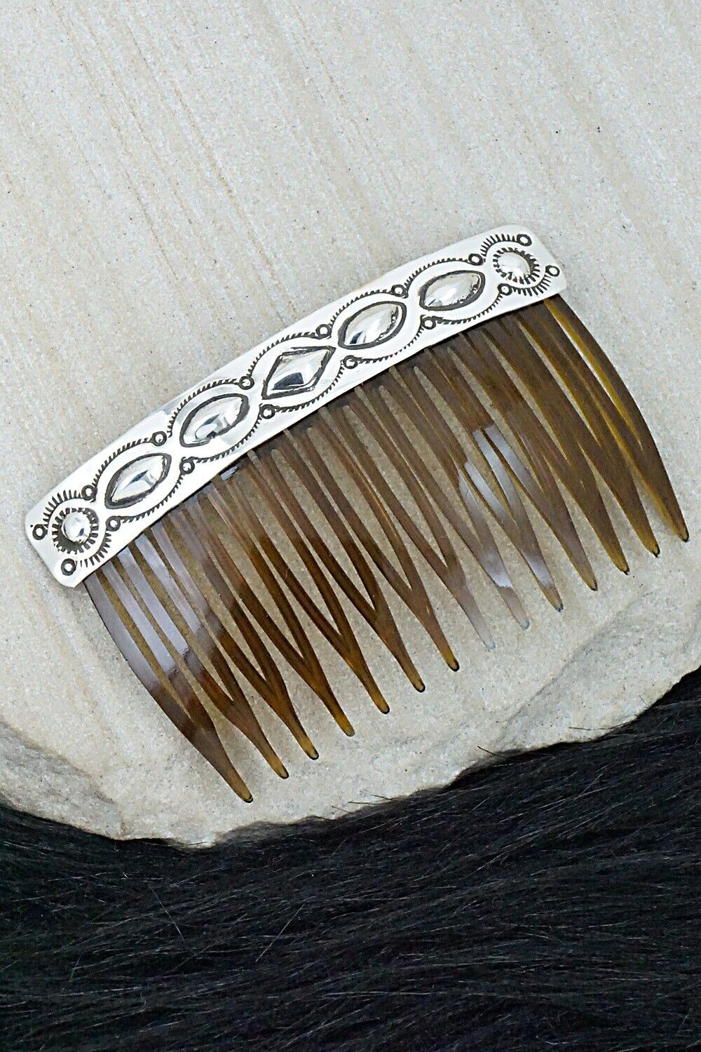 Sterling Silver Hair Combs - Jennie Blackgoat