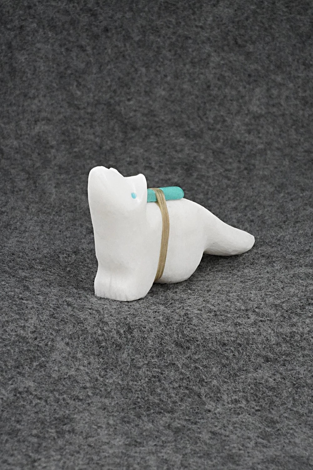 Wolf Zuni Fetish Carving - Herbert Halate