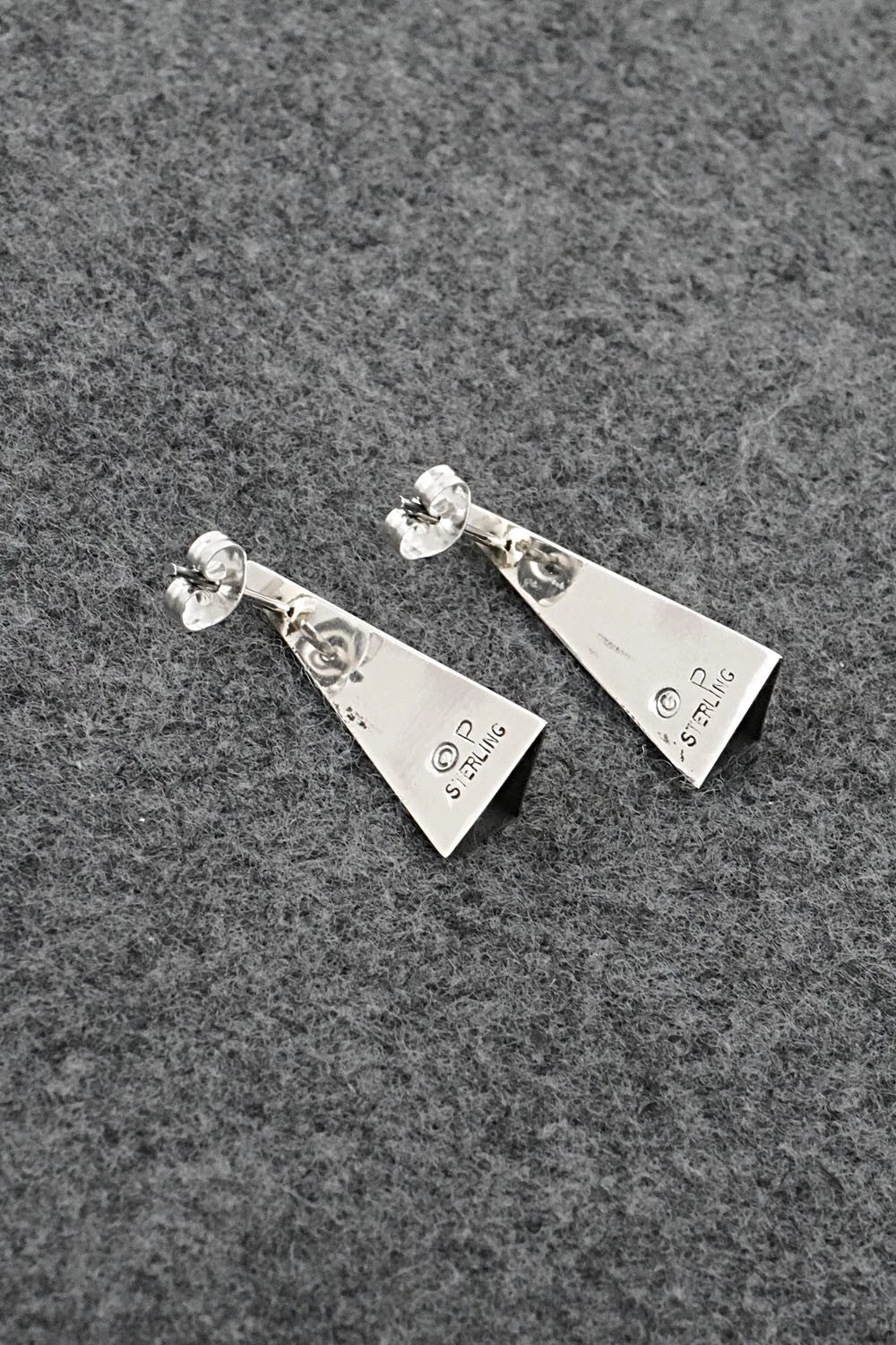 Turquoise & Sterling Silver Earrings - Phil Perry