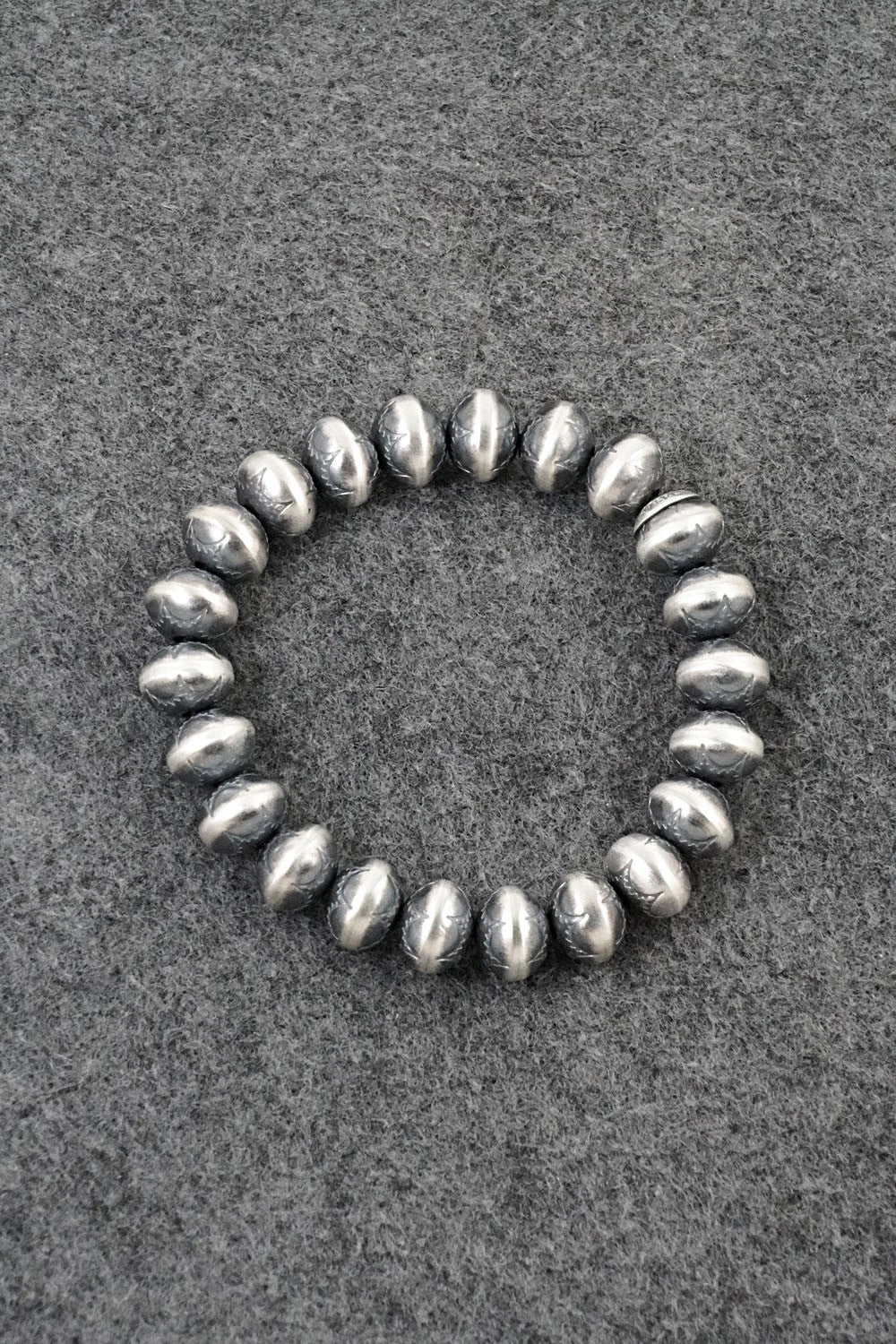 Sterling Silver Navajo Pearl Bracelet - Bryannen Halwood