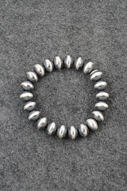 Sterling Silver Navajo Pearl Bracelet - Bryannen Halwood