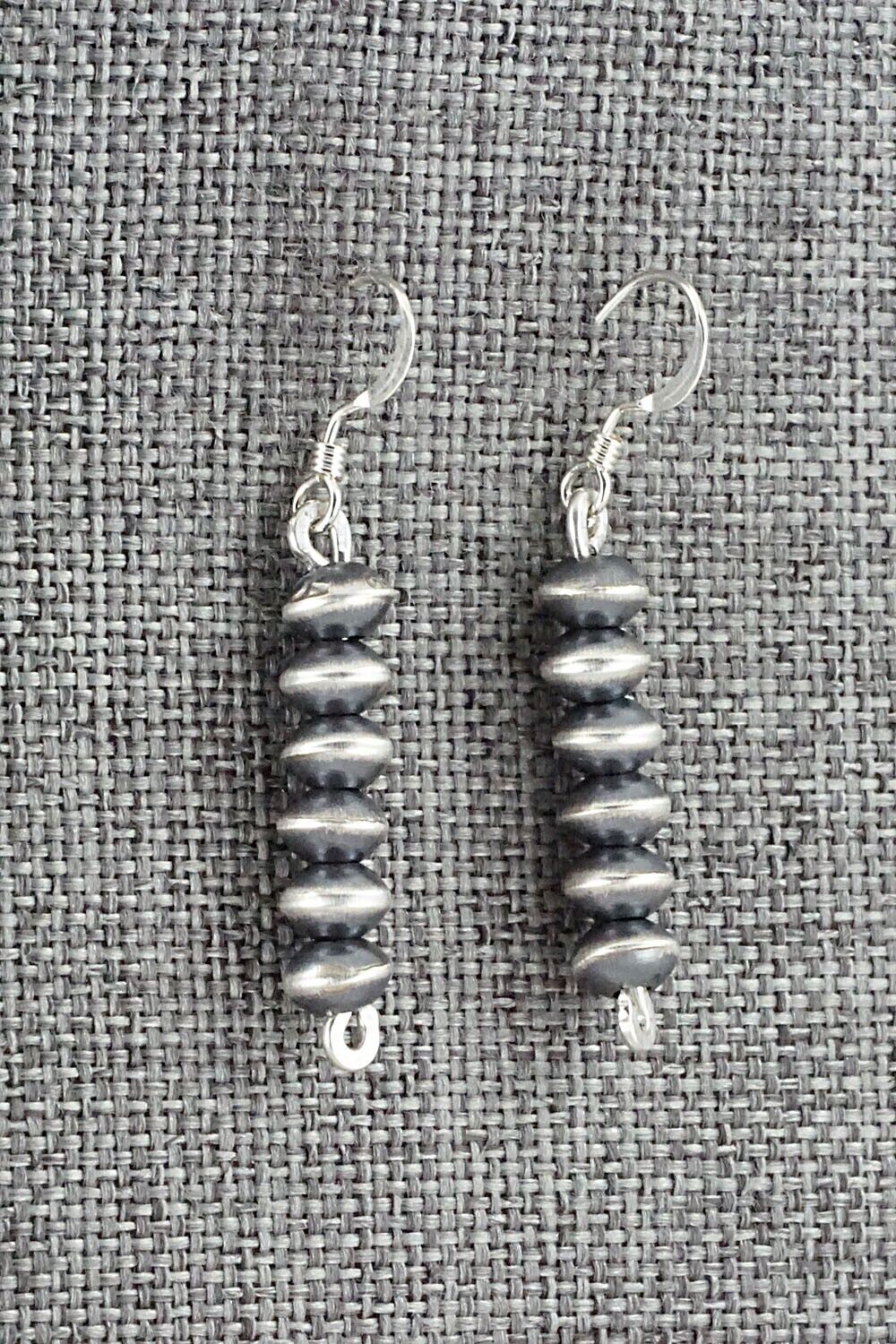 Sterling Silver Navajo Pearl Earrings - Preston Haley
