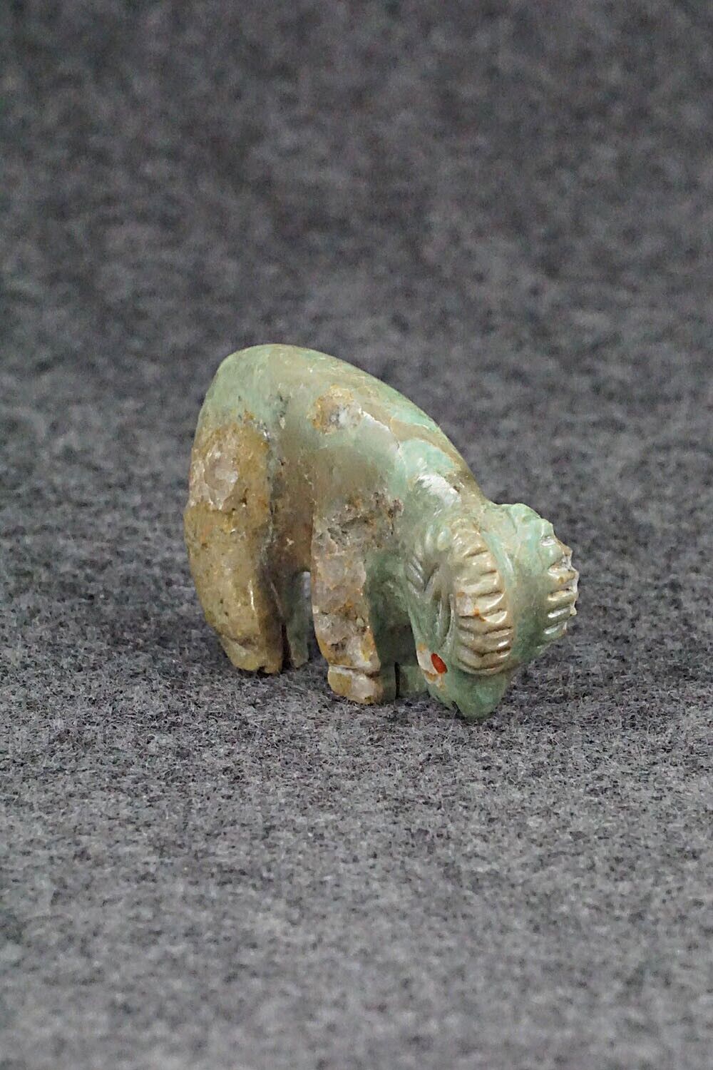 Ram Zuni Fetish Carving - Andres Quandelacy