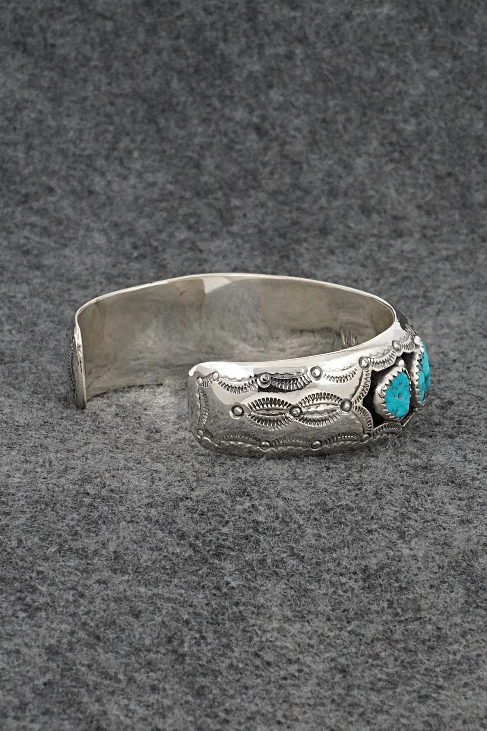 Turquoise & Sterling Silver Bracelet - Wilbert Muskett Sr.