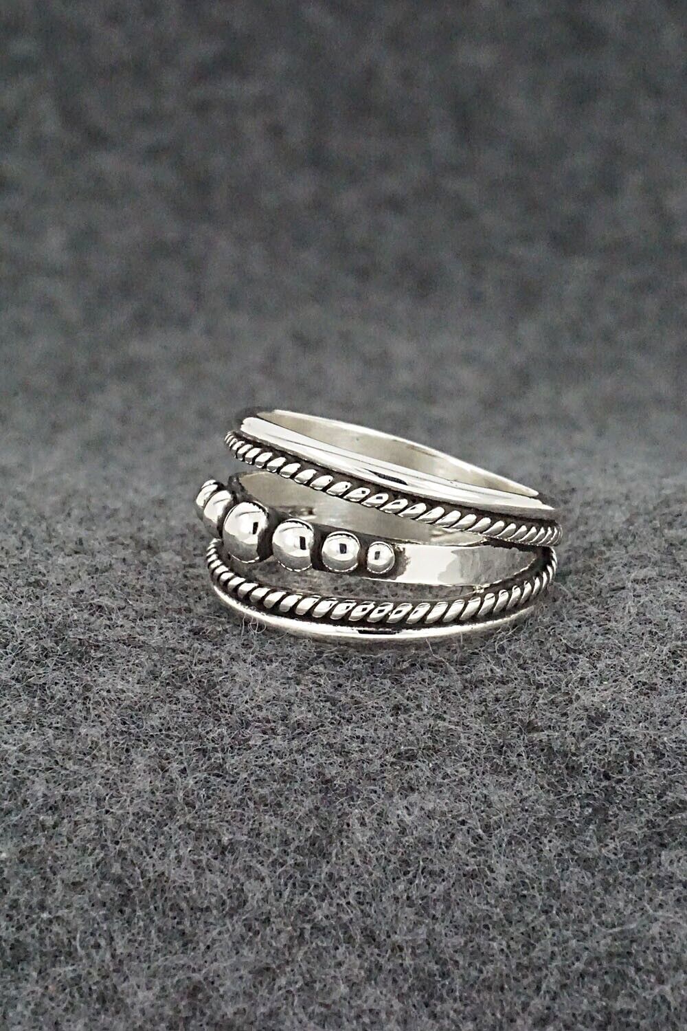 Sterling Silver Ring - Raymond Coriz - Size 9.5