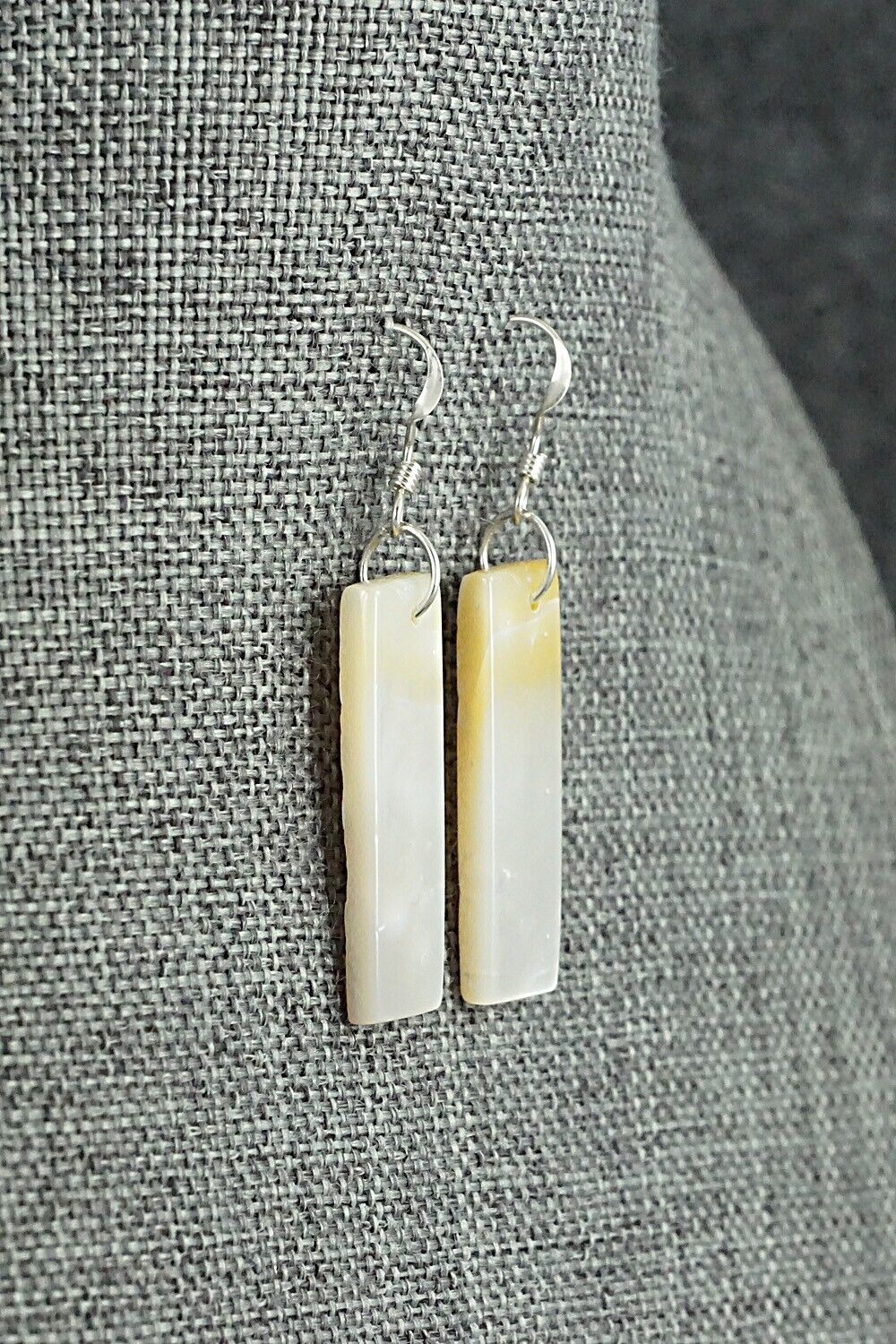 Mother of Pearl & Sterling Silver Earrings - Jesus Espino