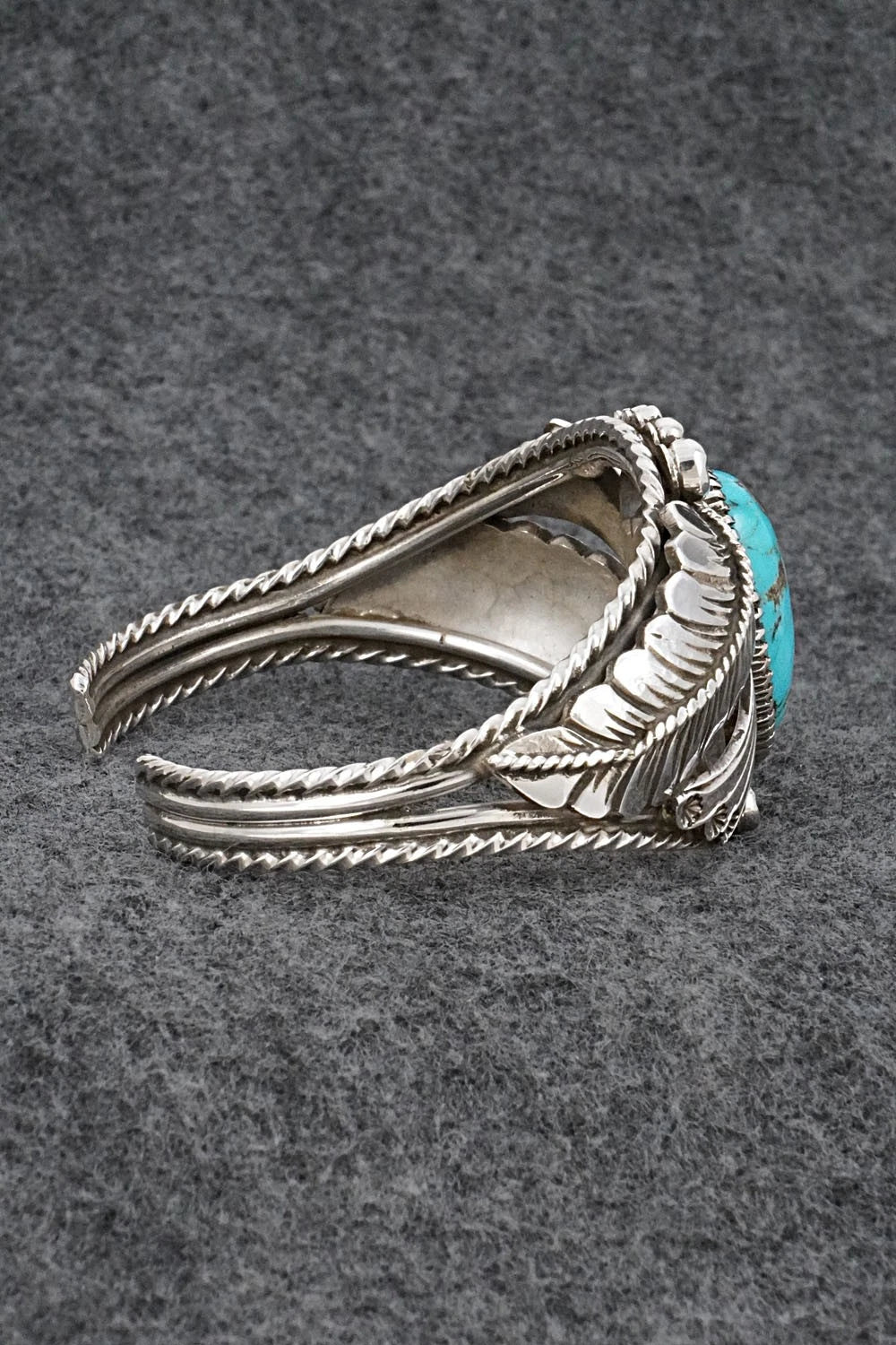 Turquoise & Sterling Silver Bracelet - Emerson Delgarito