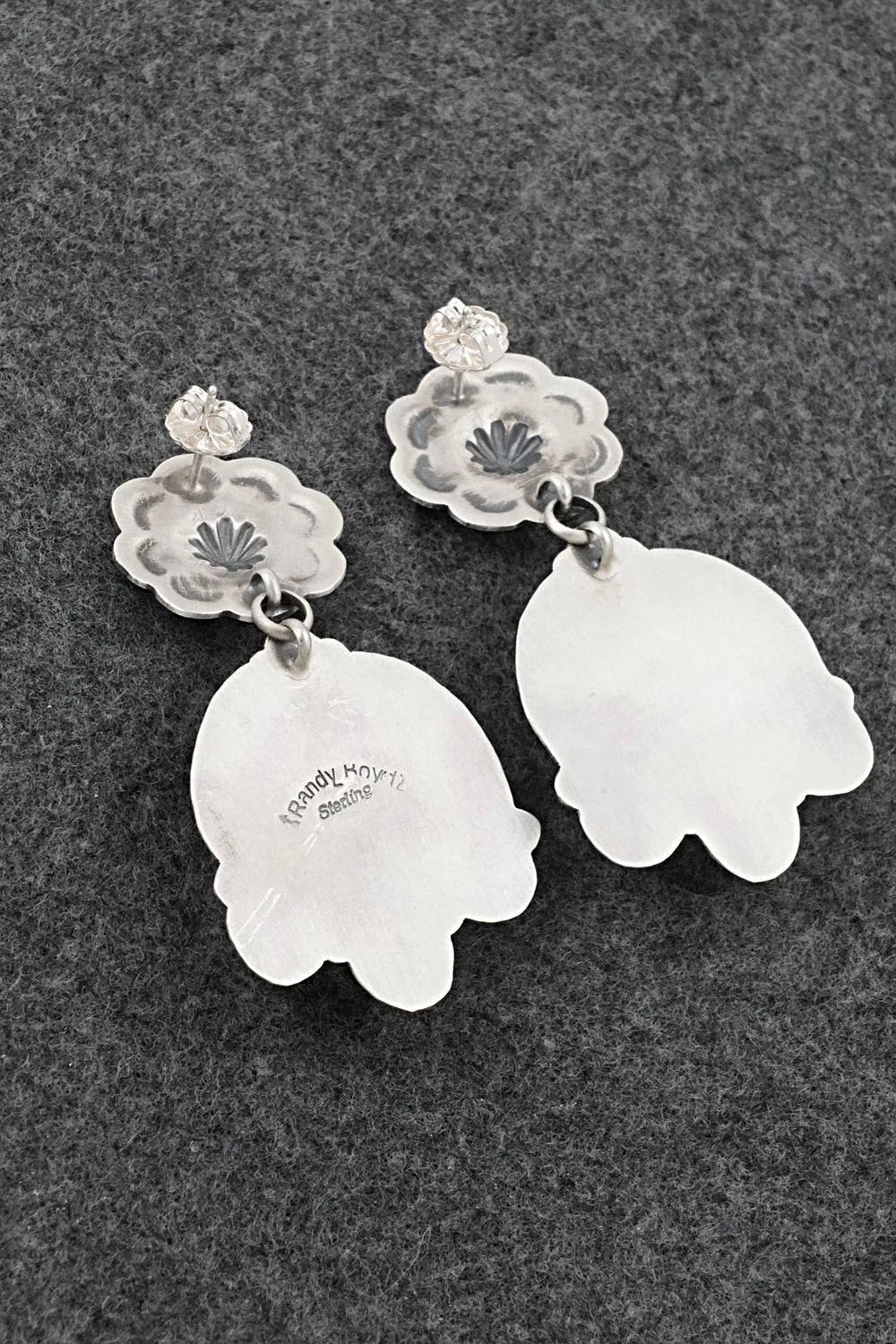 Turquoise & Sterling Silver Earrings - Randy Boyd
