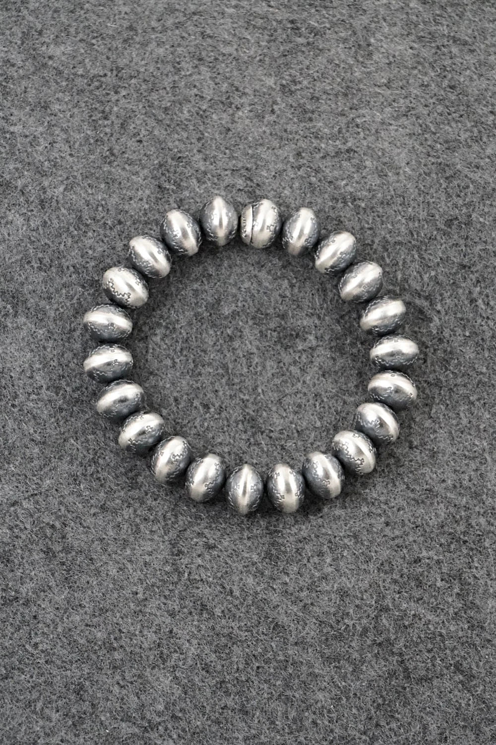Sterling Silver Navajo Pearl Bracelet - Bryannen Halwood