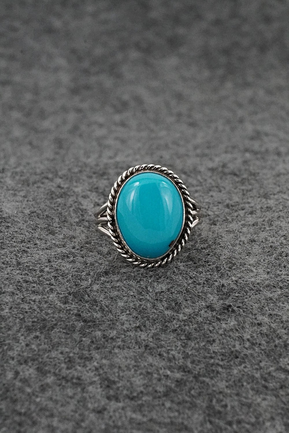 Turquoise & Sterling Silver Ring - Rena Begay - Size 6
