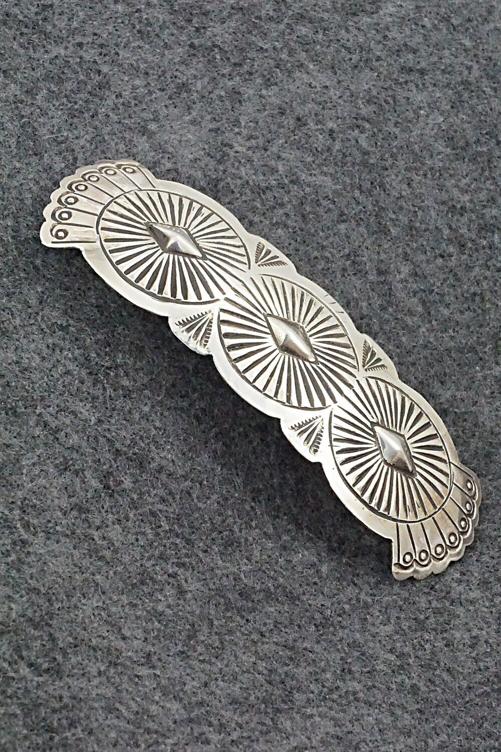 Sterling Silver Hair Barrette - Arlene Soce