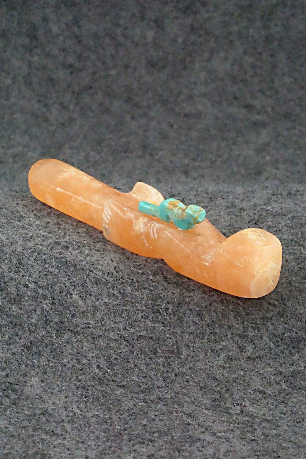 Otter and Pup Zuni Fetish Carving - Brandon Phillips