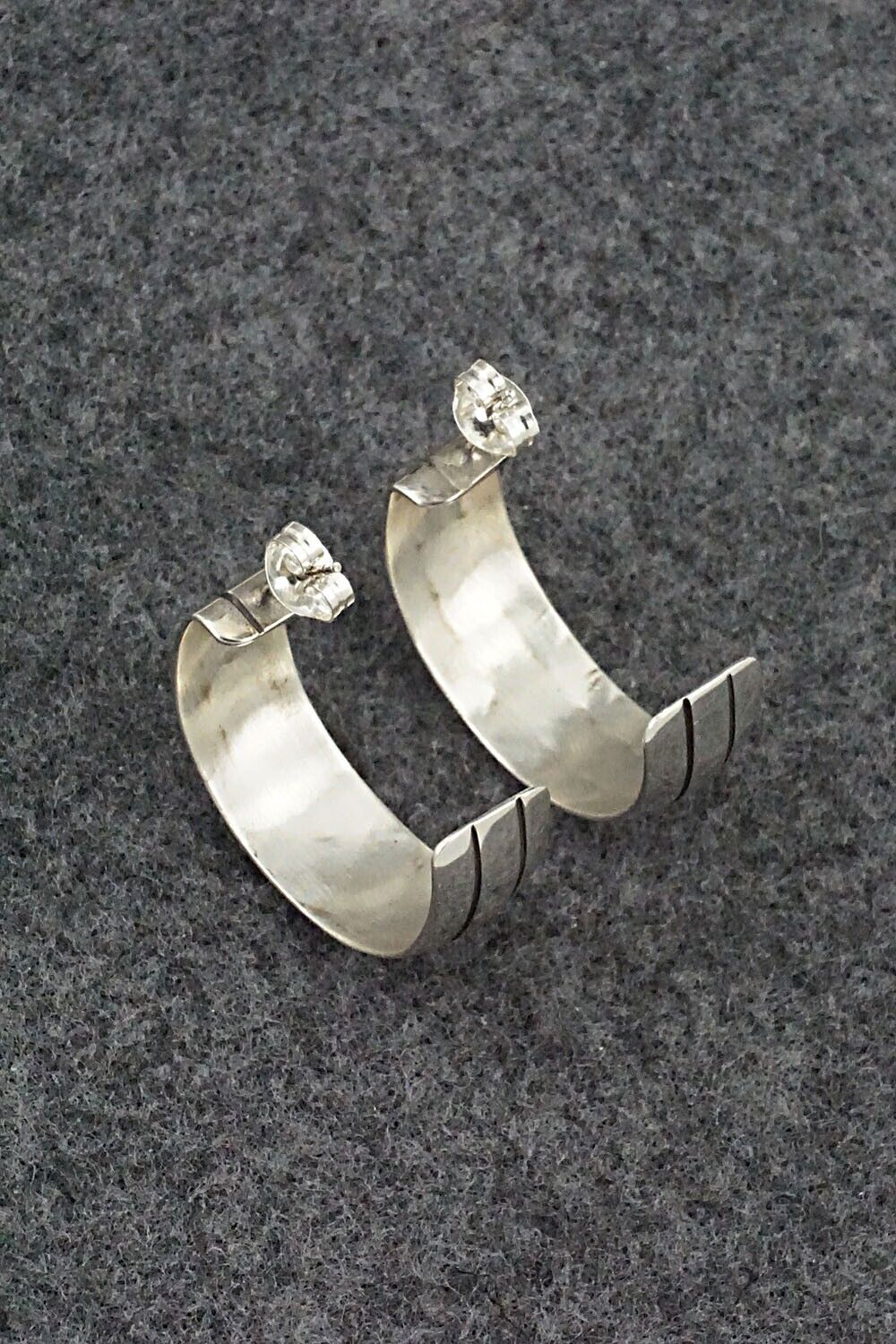 Sterling Silver & Gold Fill Hoop Earrings - Bruce Morgan