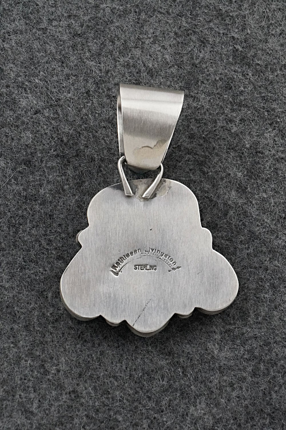 Turquoise & Sterling Silver Pendant - Kathleen Livingston