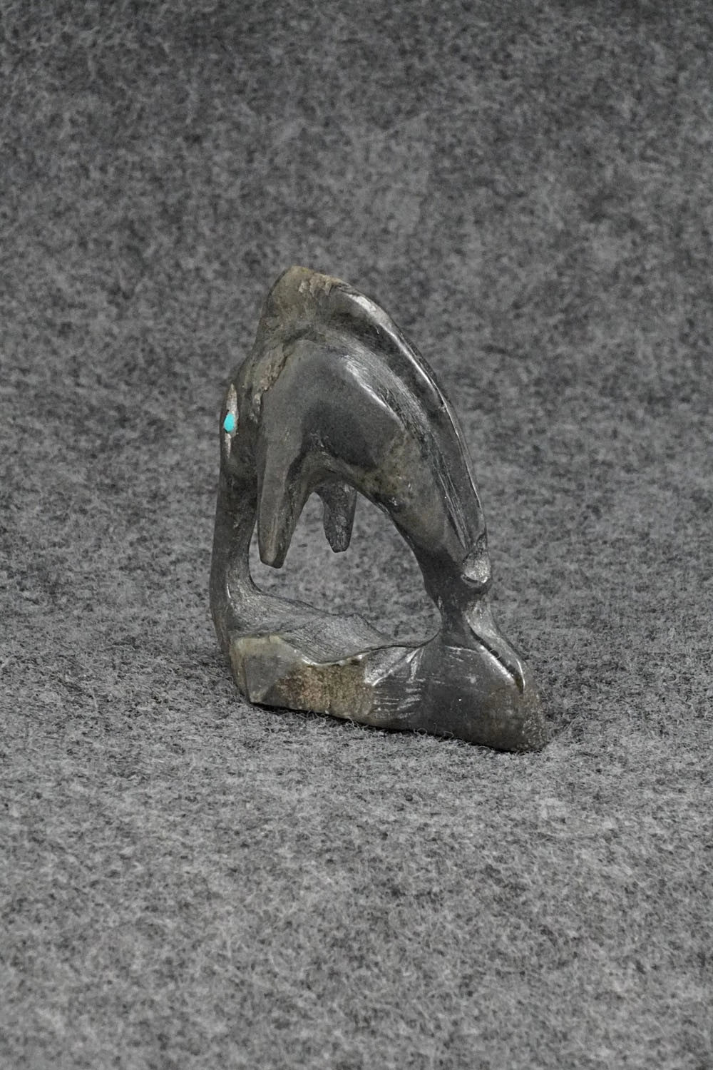 Dolphin Zuni Fetish Carving - Eric Lonjose