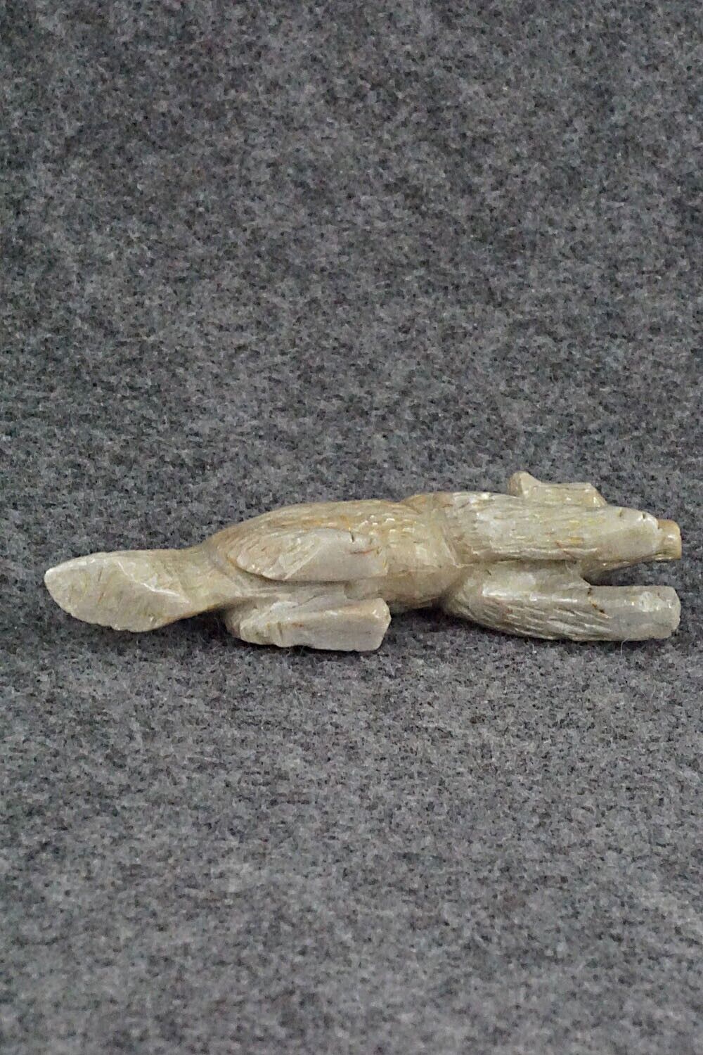 Wolf Zuni Fetish Carving - Cody Cheama