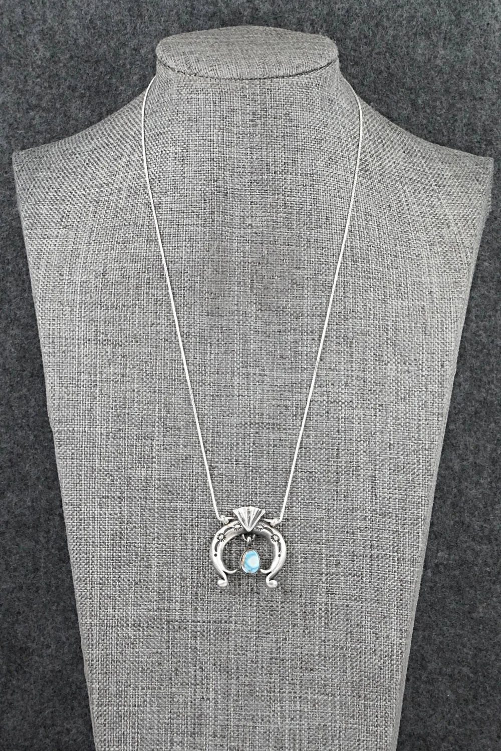 Turquoise & Sterling Silver Necklace - Gary Shorty