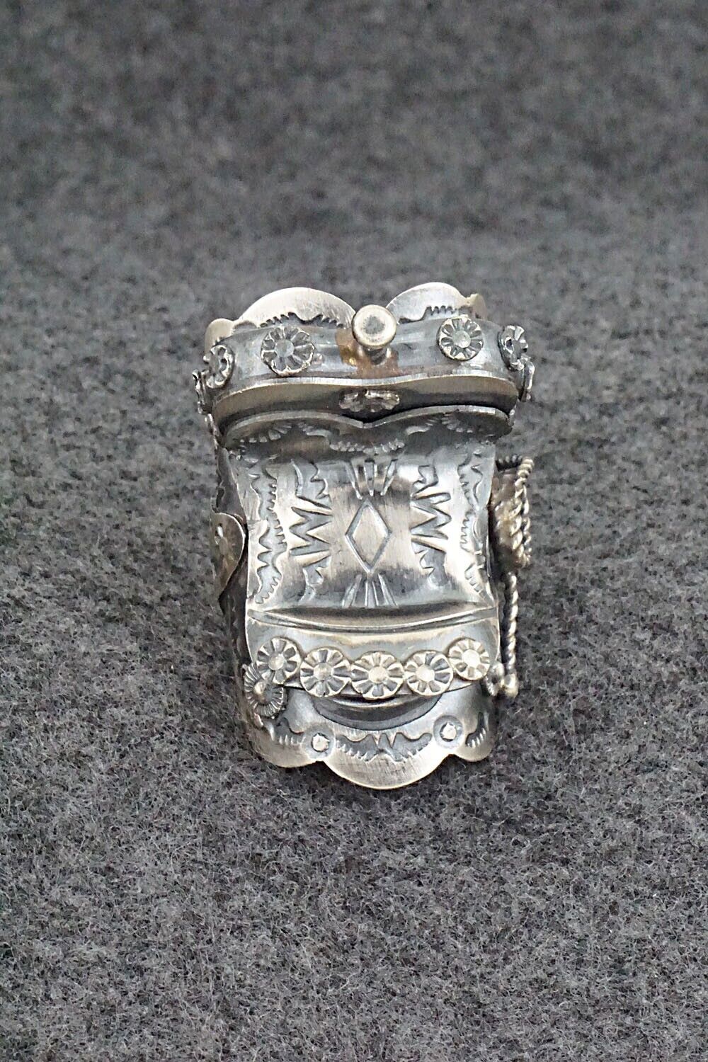 Sterling Silver Ring - Tim Yazzie - Size 7.5