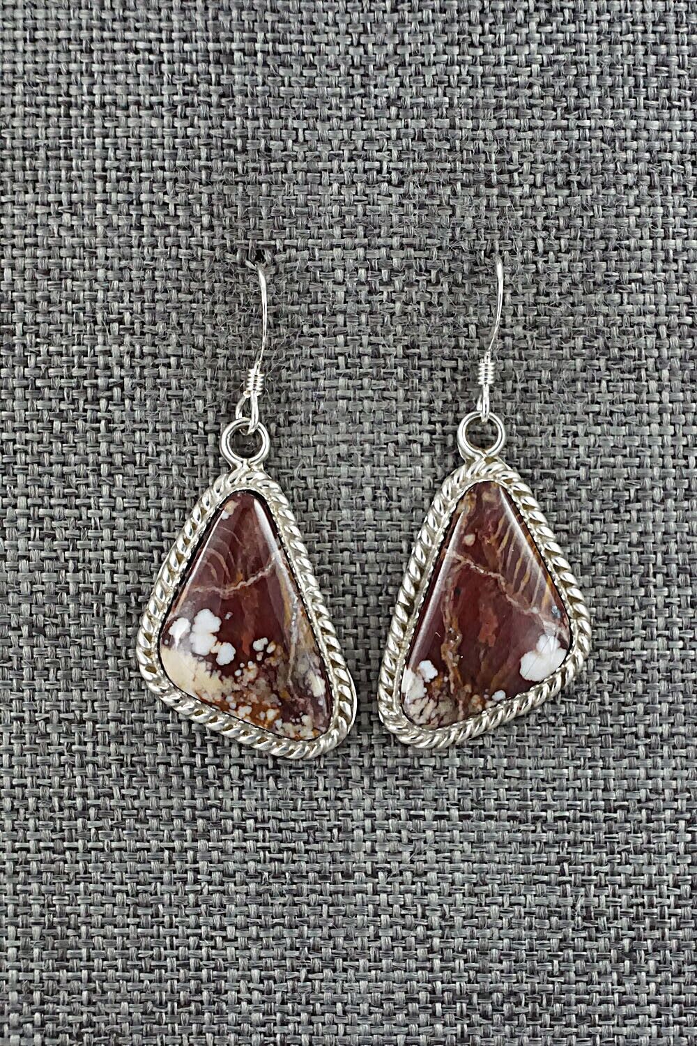 Wild Horse & Sterling Silver Earrings - Sheena Jack