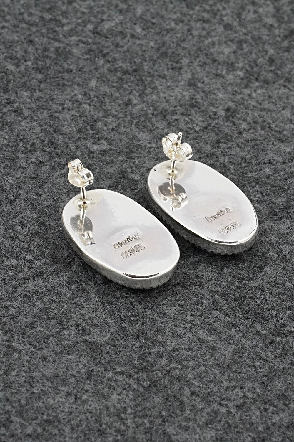Morado & Sterling Silver Earrings - Murray Hannaweeka