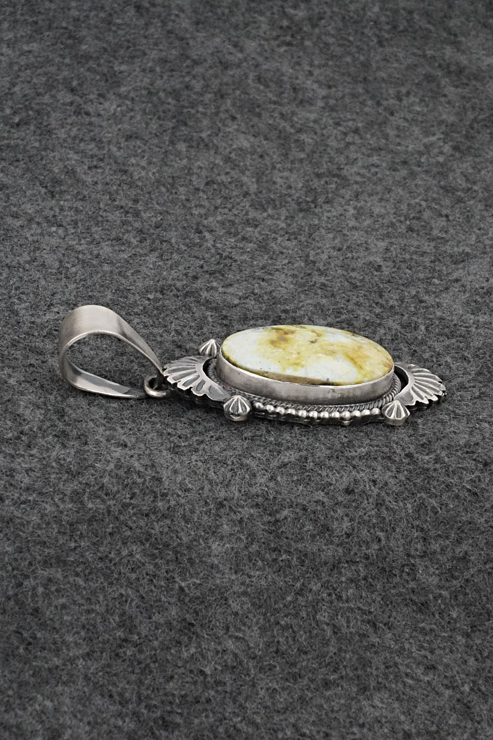 Variscite & Sterling Silver Pendant - Darrin Livingston