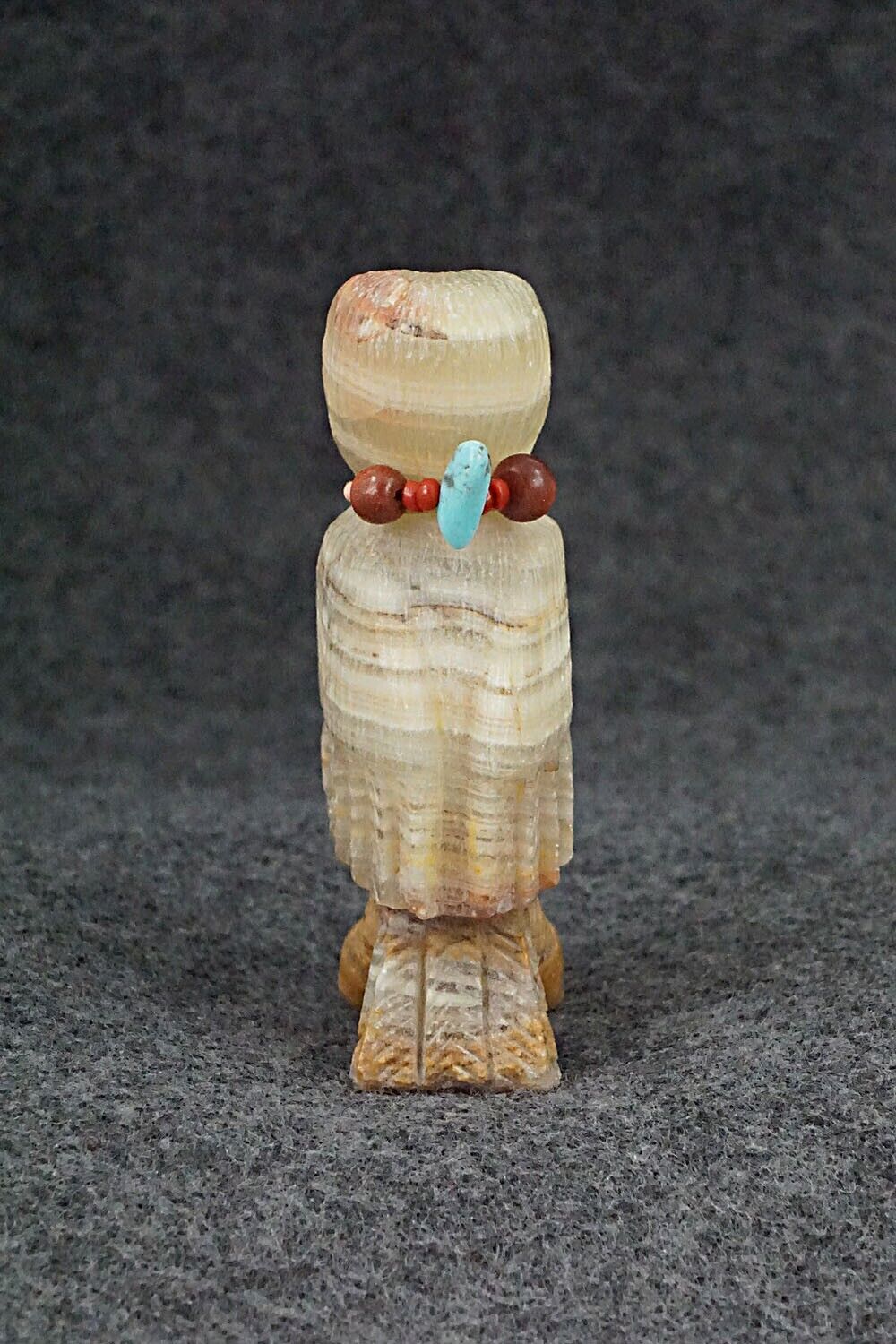 Owl Zuni Fetish Carving - Douglas Martza