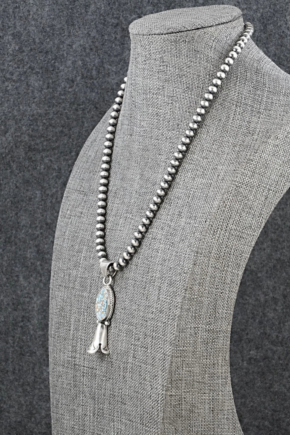 Turquoise & Sterling Silver Necklace - Sharon McCarthy