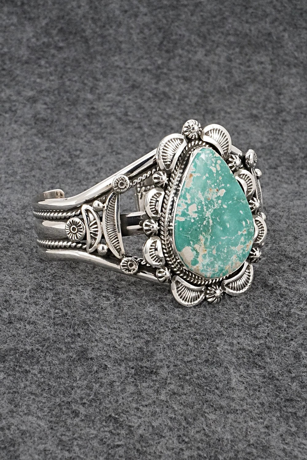 Turquoise & Sterling Silver Bracelet - Lucinda Linkin