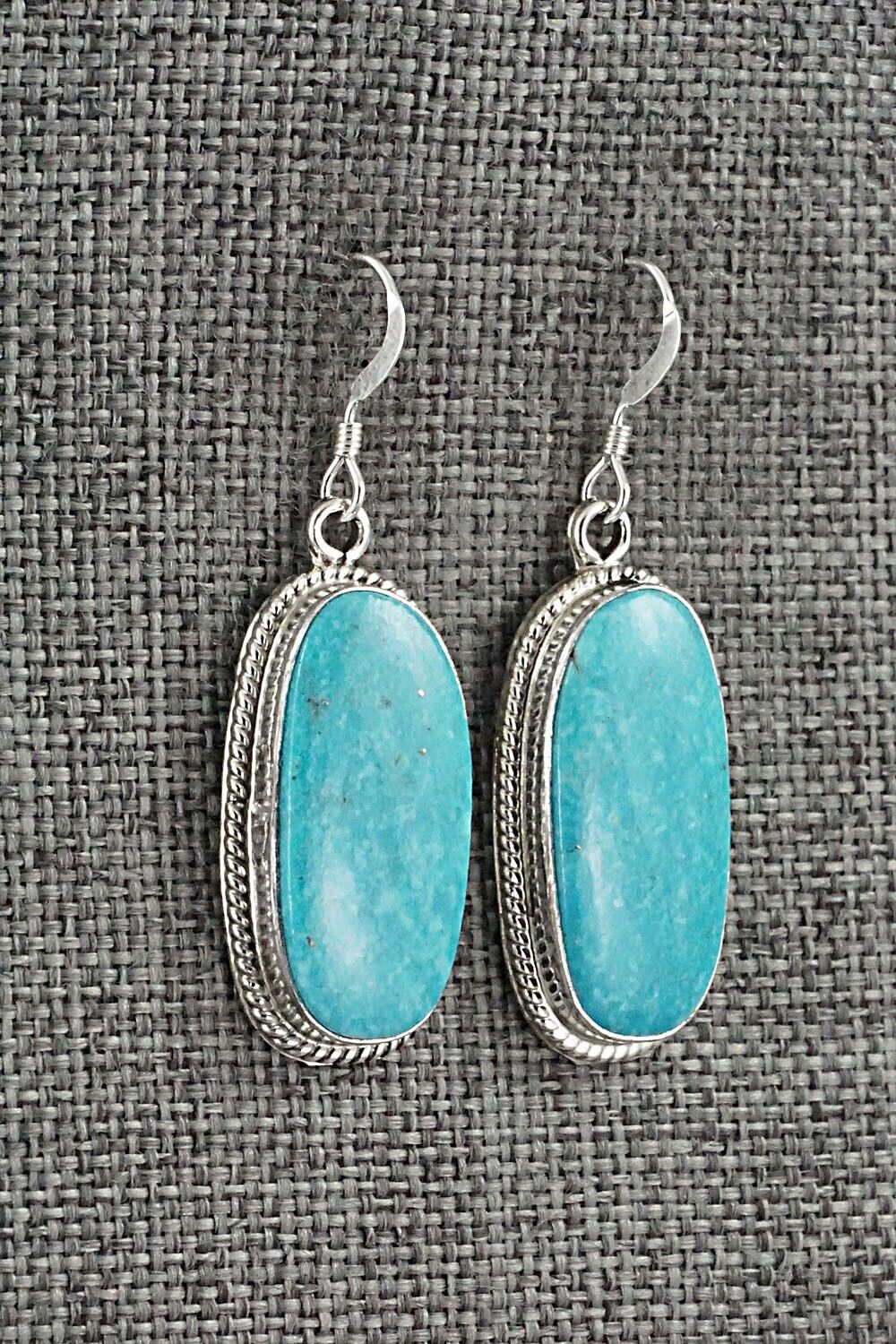 Turquoise and Sterling Silver Earrings - Sharon McCarthy