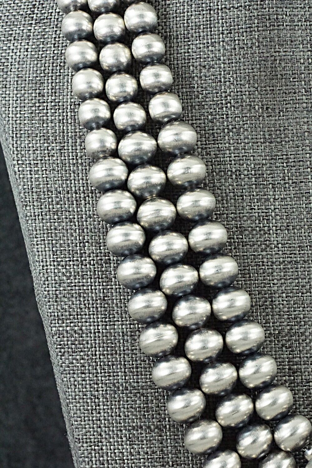 Turquoise & Navajo Pearl Sterling Silver Necklace - Alice Johnson
