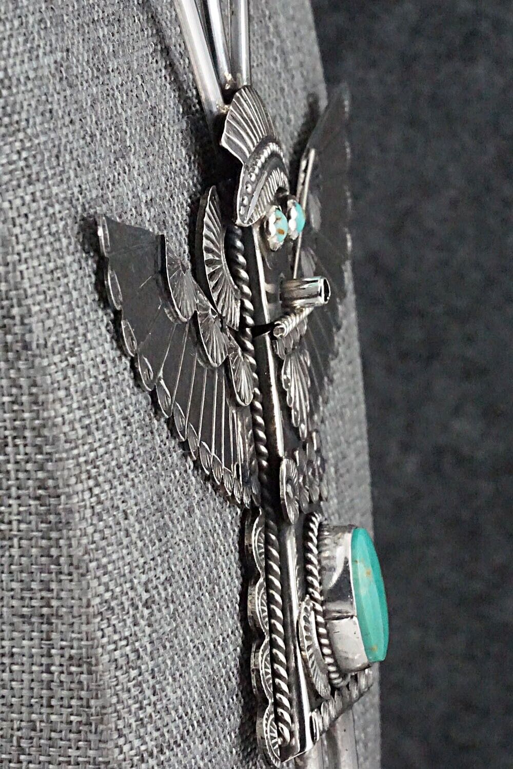 Turquoise & Sterling Silver Necklace - Garrett Hale