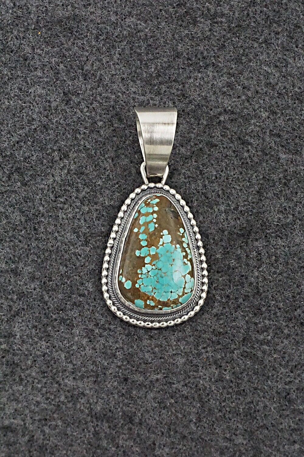 Turquoise & Sterling Silver Pendant - Daniel Benally