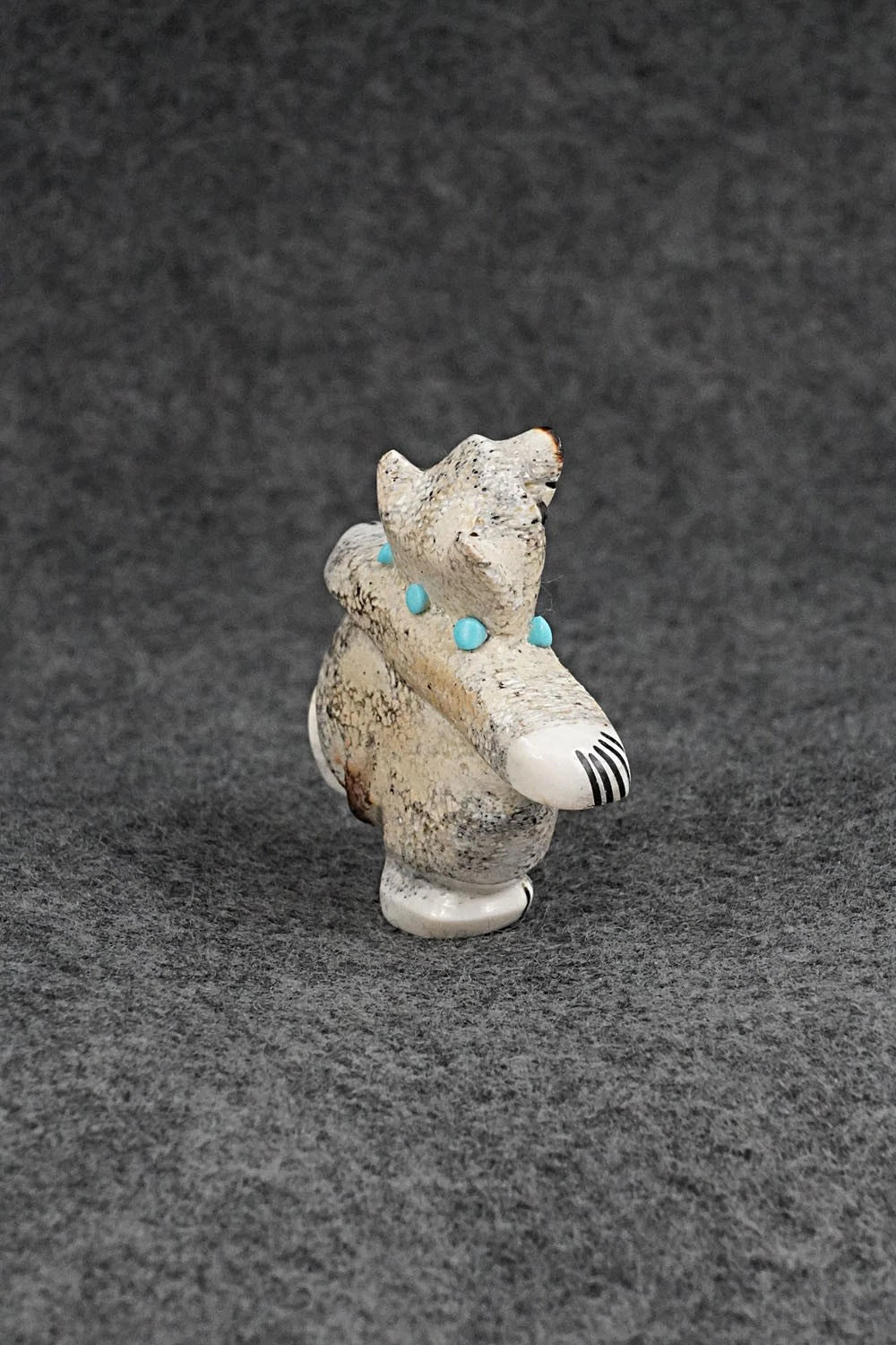 Dancing Bear Zuni Fetish Carving - Claudia Peina